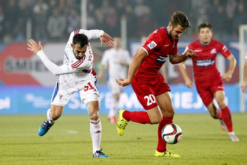 Football. PKO BP Ekstraklasa. Gornik Zabrze - Podbeskidzie Bielsko Biala. 26.10.2015