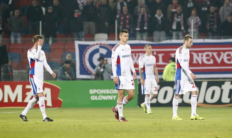 Football. PKO BP Ekstraklasa. Gornik Zabrze - Podbeskidzie Bielsko Biala. 26.10.2015