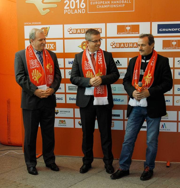Handball. Euro 2016. Trophy Tour. 27.10.2015