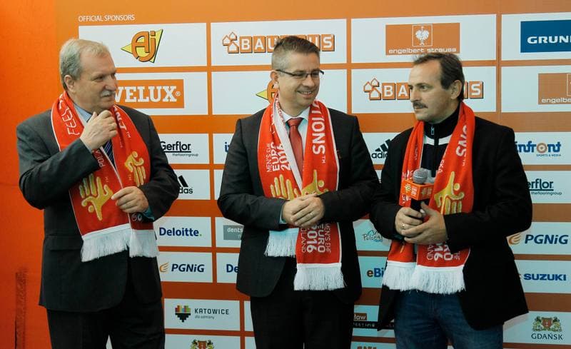Handball. Euro 2016. Trophy Tour. 27.10.2015