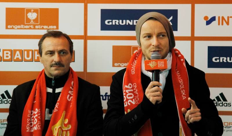 Handball. Euro 2016. Trophy Tour. 27.10.2015