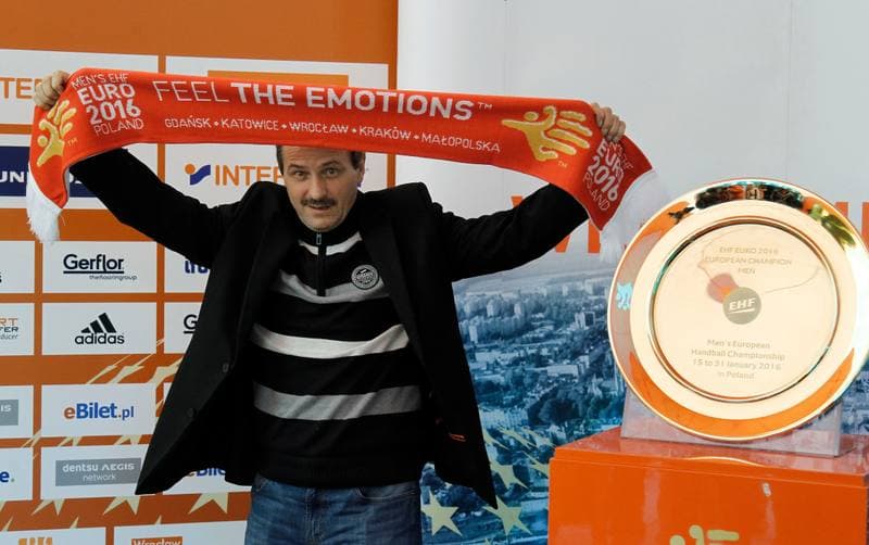 Handball. Euro 2016. Trophy Tour. 27.10.2015