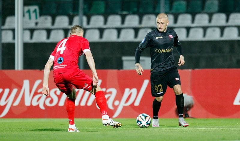 Football. Polish Cup. Zaglebie Sosnowiec - Cracovia Krakow. 27.10.2015