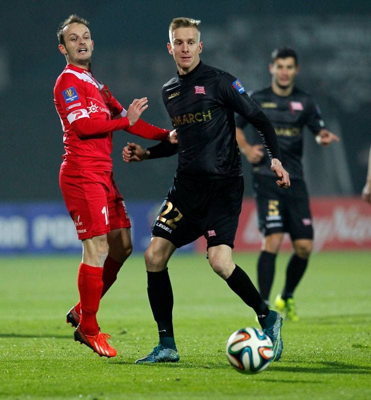 Football. Polish Cup. Zaglebie Sosnowiec - Cracovia Krakow. 27.10.2015