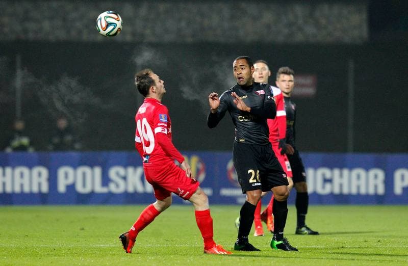 Football. Polish Cup. Zaglebie Sosnowiec - Cracovia Krakow. 27.10.2015