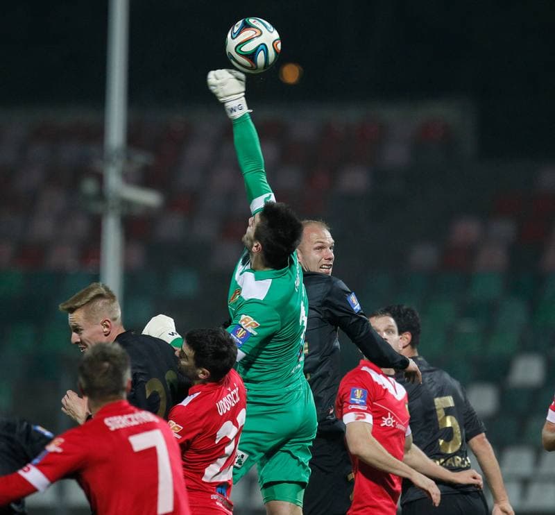 Football. Polish Cup. Zaglebie Sosnowiec - Cracovia Krakow. 27.10.2015