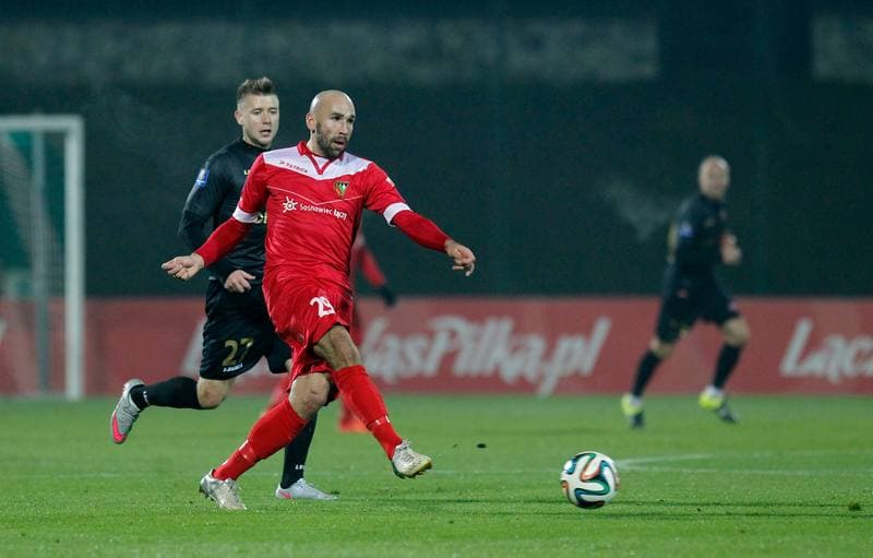 Football. Polish Cup. Zaglebie Sosnowiec - Cracovia Krakow. 27.10.2015
