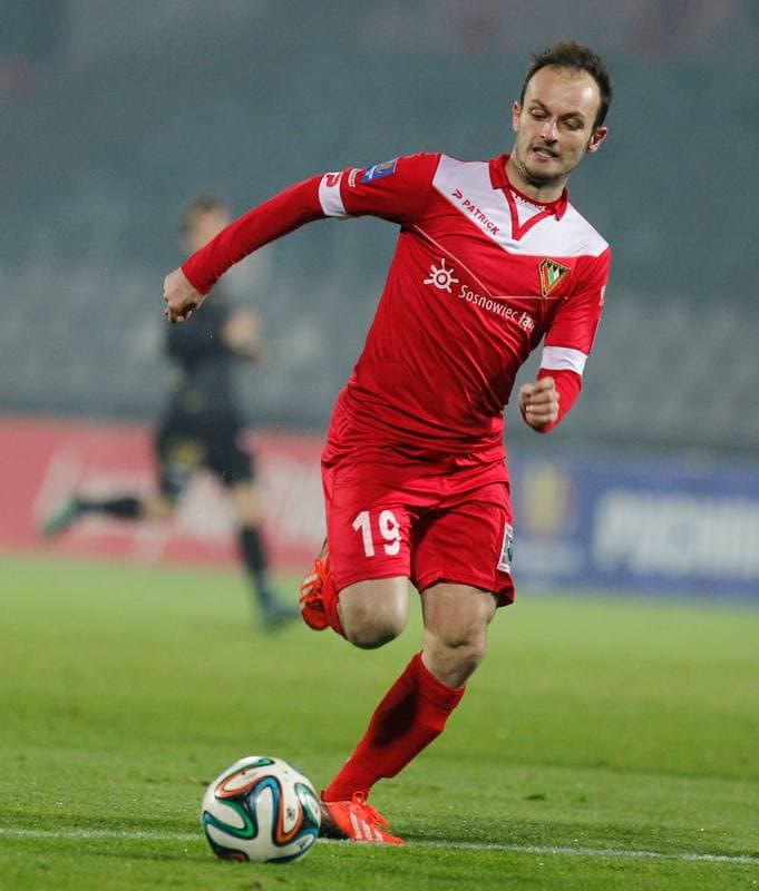 Football. Polish Cup. Zaglebie Sosnowiec - Cracovia Krakow. 27.10.2015
