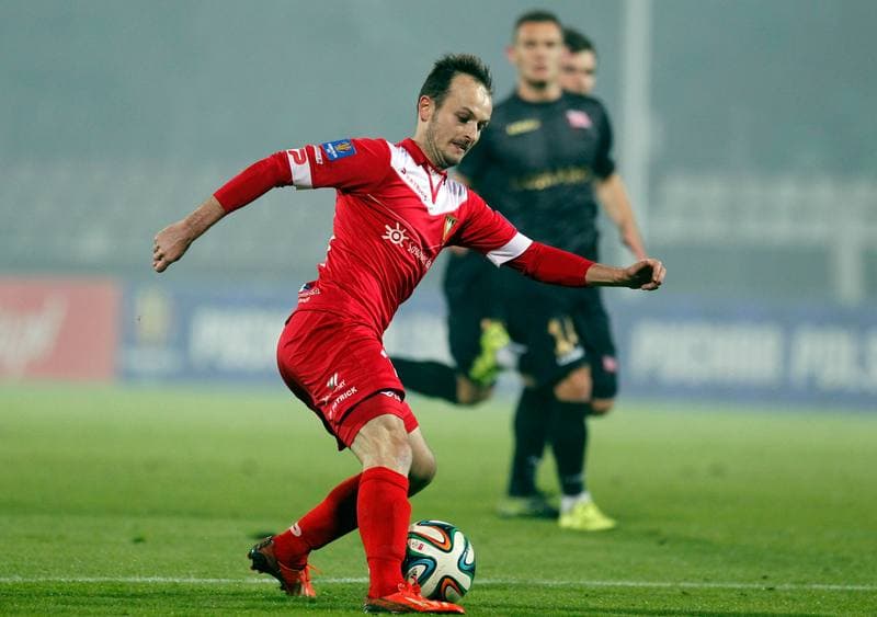 Football. Polish Cup. Zaglebie Sosnowiec - Cracovia Krakow. 27.10.2015