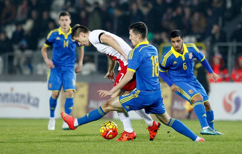 Football. International Friendly. Poland U21 - Ukraine U20. 16.11.2015