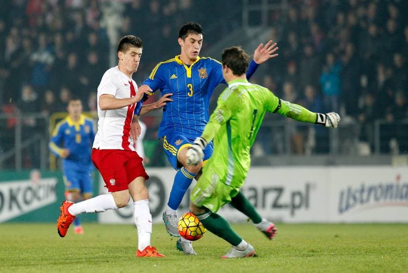 Football. International Friendly. Poland U21 - Ukraine U20. 16.11.2015