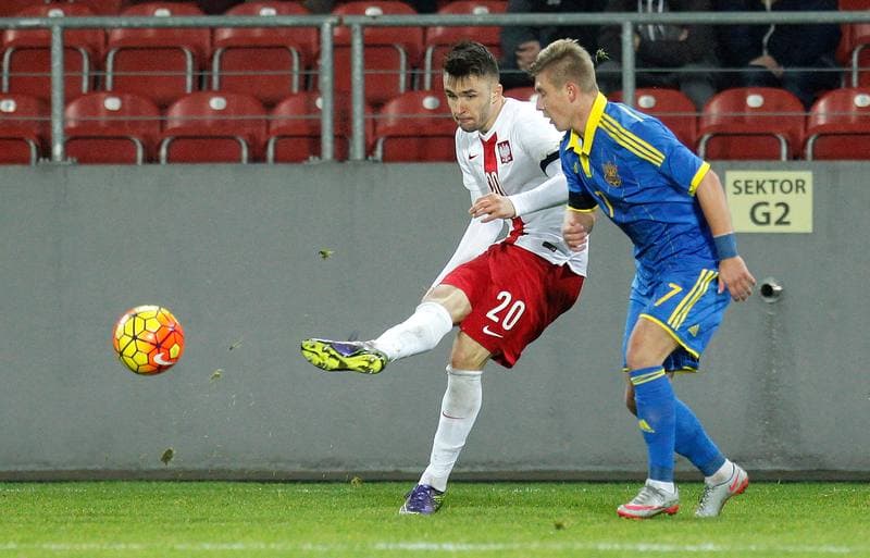 Football. International Friendly. Poland U21 - Ukraine U20. 16.11.2015