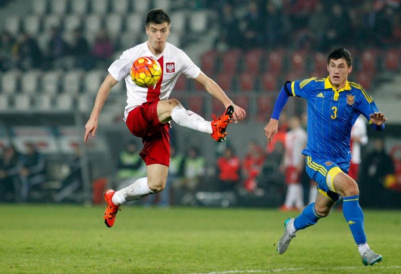 Football. International Friendly. Poland U21 - Ukraine U20. 16.11.2015