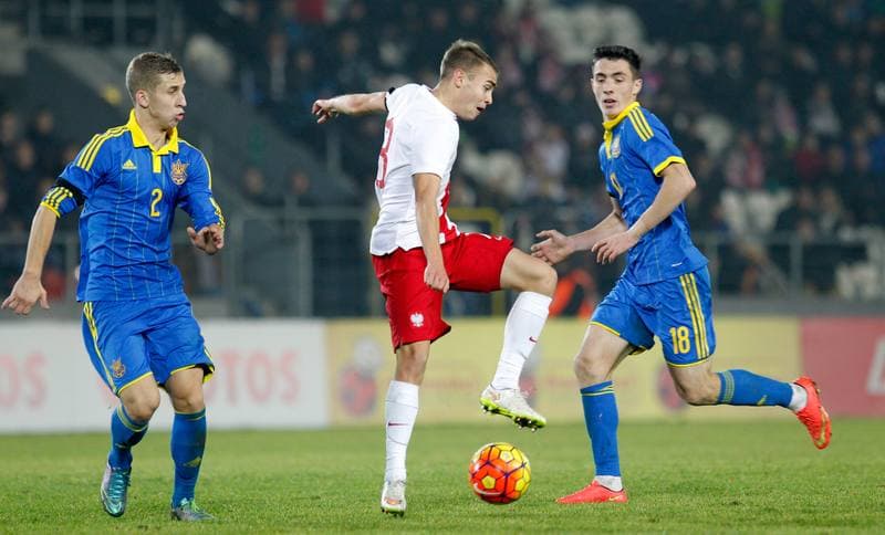 Football. International Friendly. Poland U21 - Ukraine U20. 16.11.2015