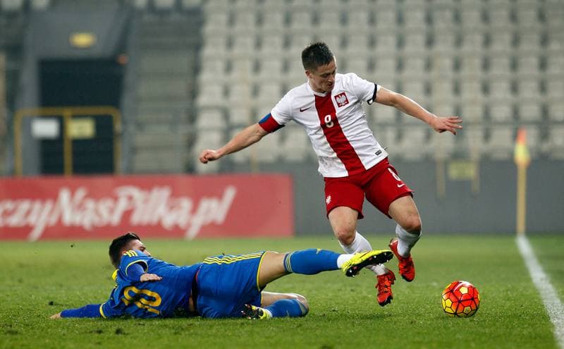 Football. International Friendly. Poland U21 - Ukraine U20. 16.11.2015
