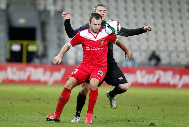 Football. Polish Cup. Cracovia Krakow - Zaglebie Sosnowiec. 19.11.2015