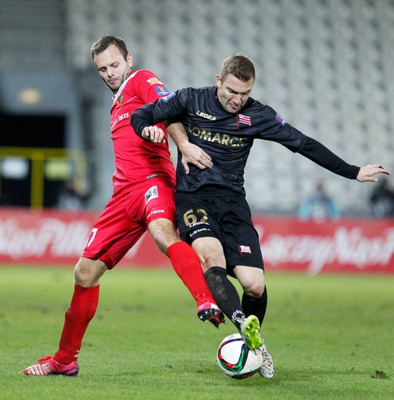 Football. Polish Cup. Cracovia Krakow - Zaglebie Sosnowiec. 19.11.2015