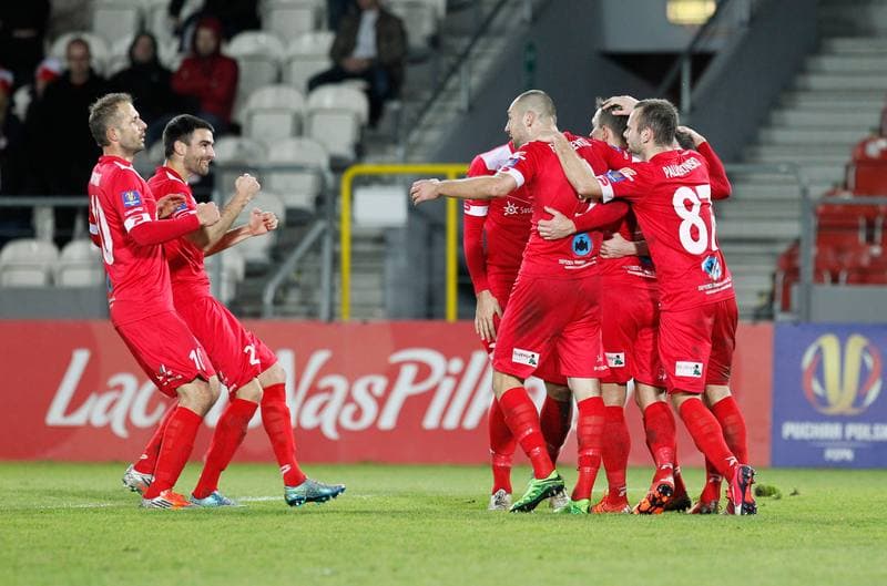 Football. Polish Cup. Cracovia Krakow - Zaglebie Sosnowiec. 19.11.2015
