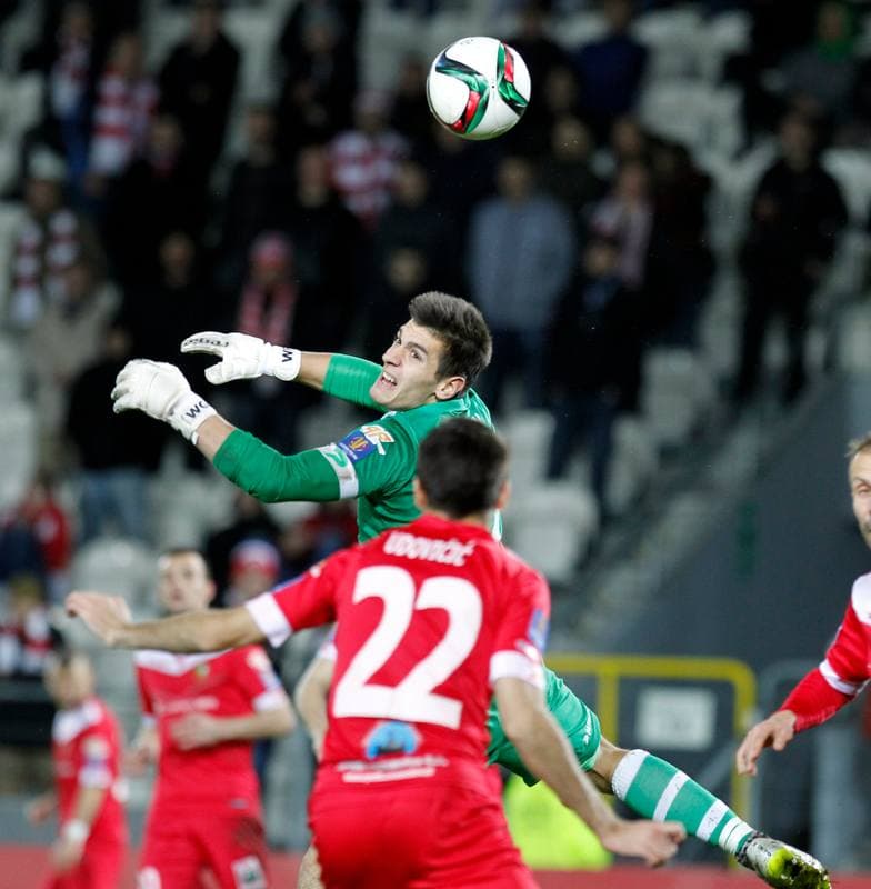 Football. Polish Cup. Cracovia Krakow - Zaglebie Sosnowiec. 19.11.2015