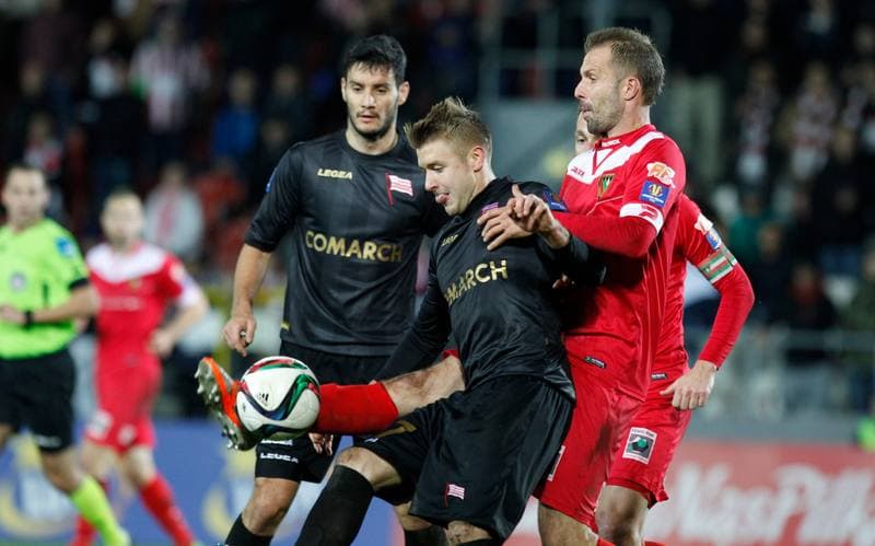 Football. Polish Cup. Cracovia Krakow - Zaglebie Sosnowiec. 19.11.2015