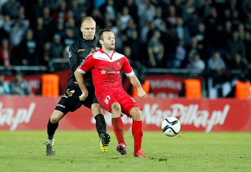 Football. Polish Cup. Cracovia Krakow - Zaglebie Sosnowiec. 19.11.2015