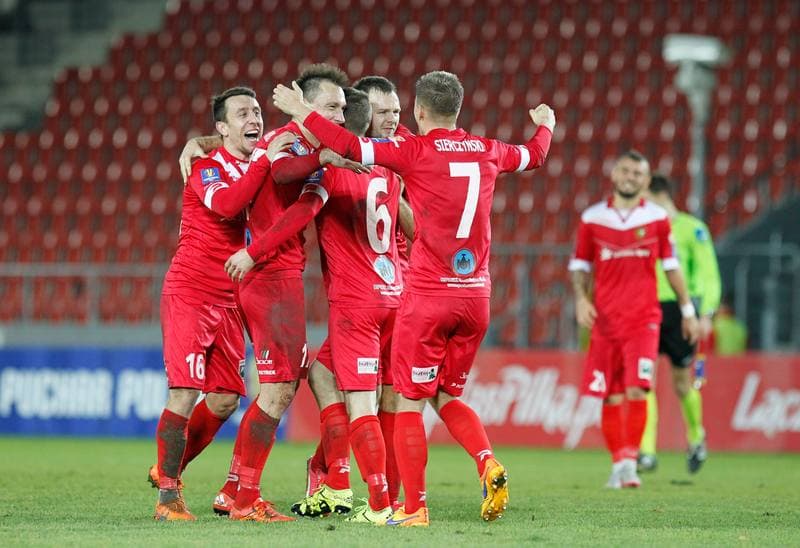 Football. Polish Cup. Cracovia Krakow - Zaglebie Sosnowiec. 19.11.2015