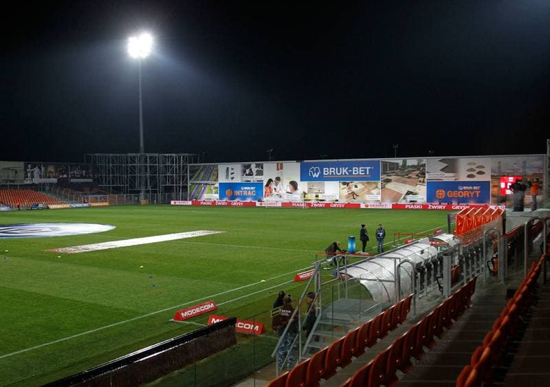 Football. PKO BP Ekstraklasa. Termalica Bruk-Bet Nieciecza - Piast Gliwice. 20.11.2015