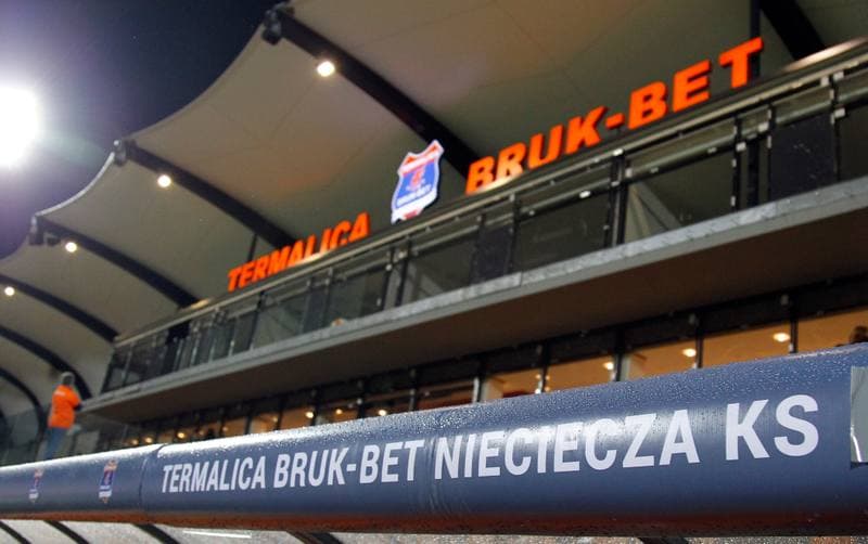 Football. PKO BP Ekstraklasa. Termalica Bruk-Bet Nieciecza - Piast Gliwice. 20.11.2015