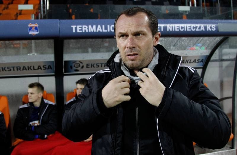 Football. PKO BP Ekstraklasa. Termalica Bruk-Bet Nieciecza - Piast Gliwice. 20.11.2015