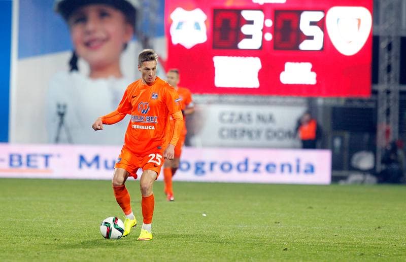 Football. PKO BP Ekstraklasa. Termalica Bruk-Bet Nieciecza - Piast Gliwice. 20.11.2015