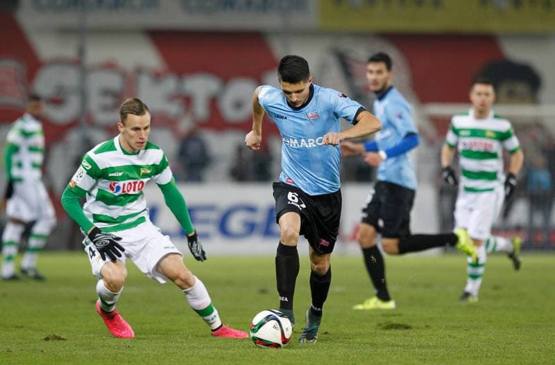 Football. PKO BP Ekstraklasa. Cracovia Krakow - Lechia Gdansk. 23.11.2015