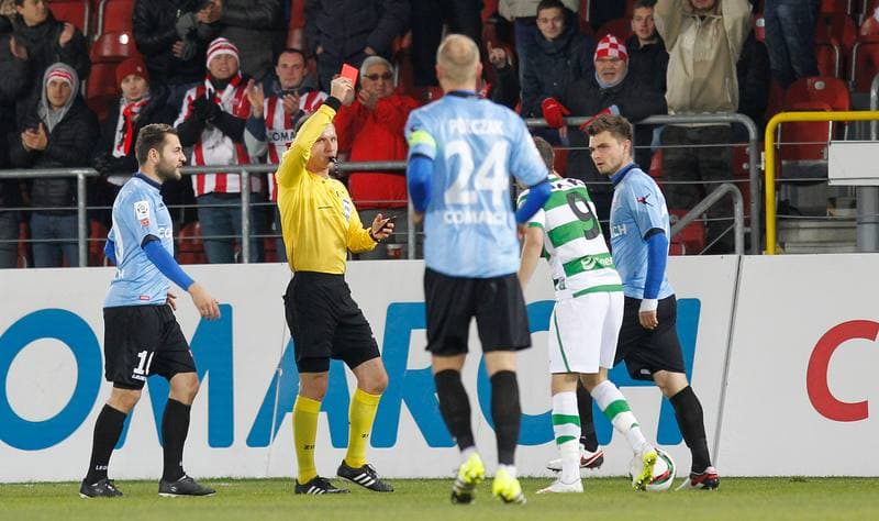 Football. PKO BP Ekstraklasa. Cracovia Krakow - Lechia Gdansk. 23.11.2015