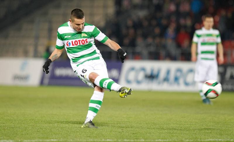 Football. PKO BP Ekstraklasa. Cracovia Krakow - Lechia Gdansk. 23.11.2015