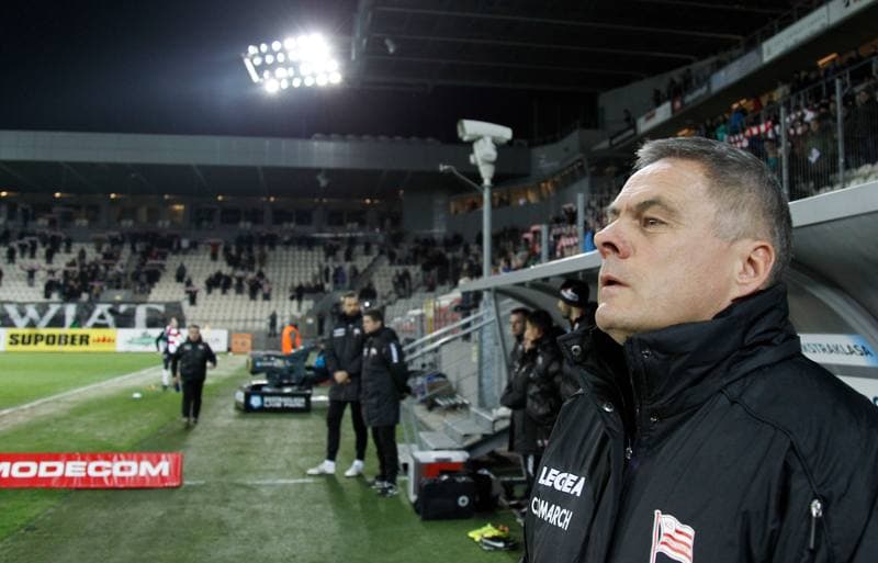 Football. PKO BP Ekstraklasa. Cracovia Krakow - Lechia Gdansk. 23.11.2015
