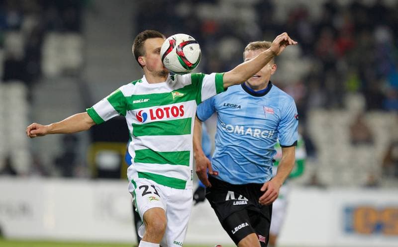 Football. PKO BP Ekstraklasa. Cracovia Krakow - Lechia Gdansk. 23.11.2015