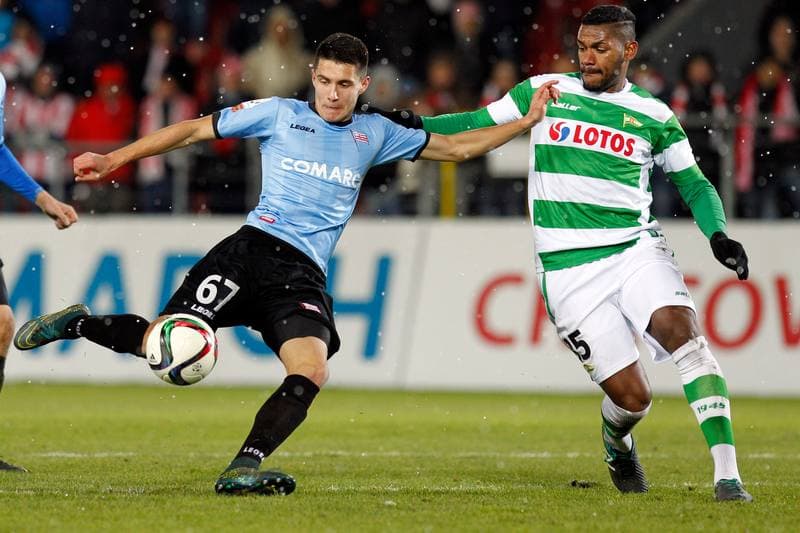 Football. PKO BP Ekstraklasa. Cracovia Krakow - Lechia Gdansk. 23.11.2015
