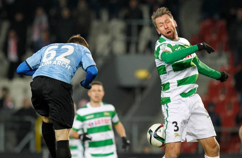 Football. PKO BP Ekstraklasa. Cracovia Krakow - Lechia Gdansk. 23.11.2015