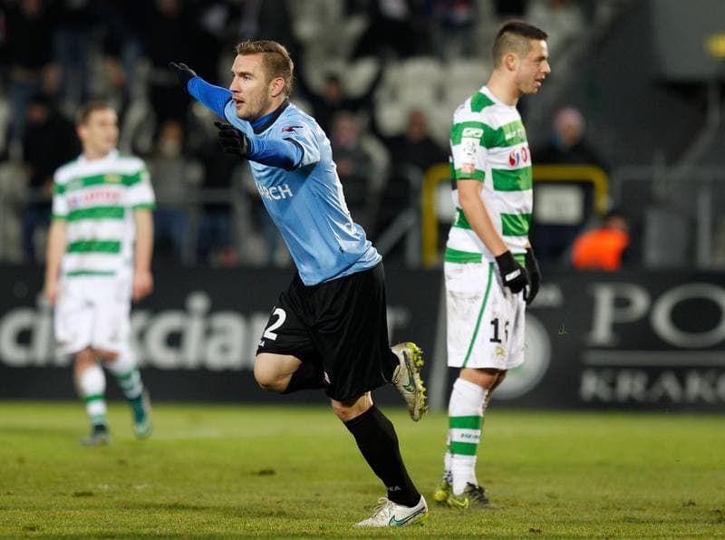 Football. PKO BP Ekstraklasa. Cracovia Krakow - Lechia Gdansk. 23.11.2015