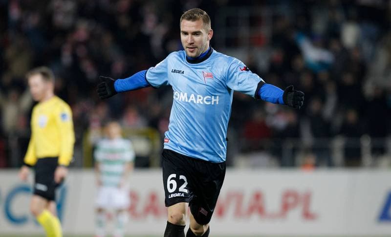 Football. PKO BP Ekstraklasa. Cracovia Krakow - Lechia Gdansk. 23.11.2015