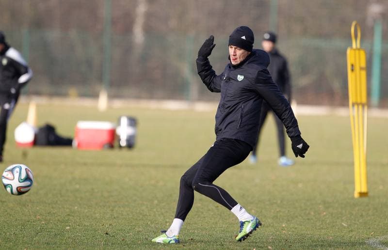 Football. GKS Katowice. Training. 28.05.2015