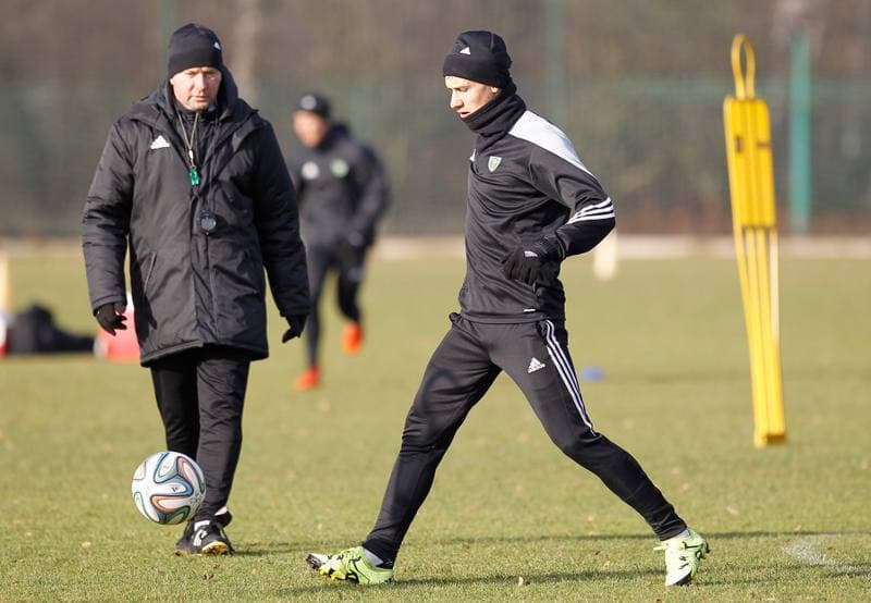 Football. GKS Katowice. Training. 28.05.2015