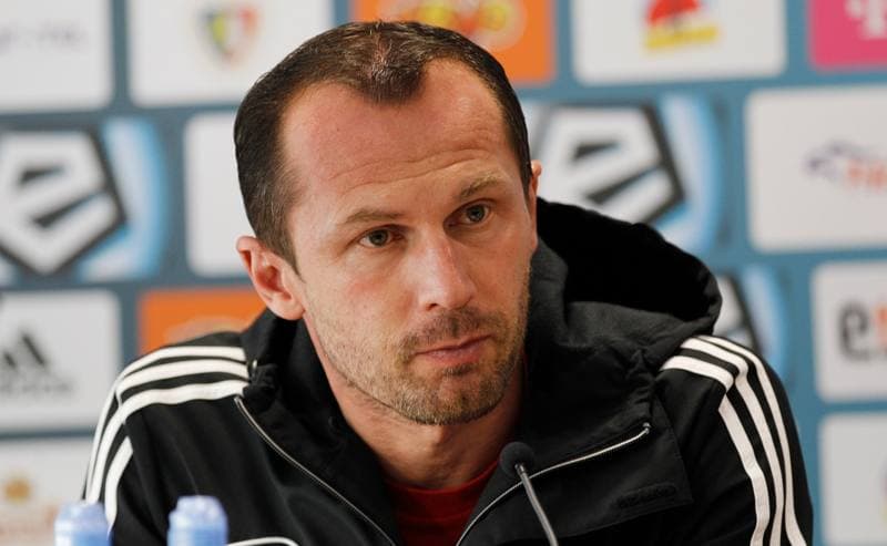 Football. Piast Gliwice. Press Conference. 25.11.2015