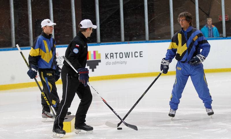 Ice Hockey. Jaroslaw Byrski Camp. Training. 27.11.2015