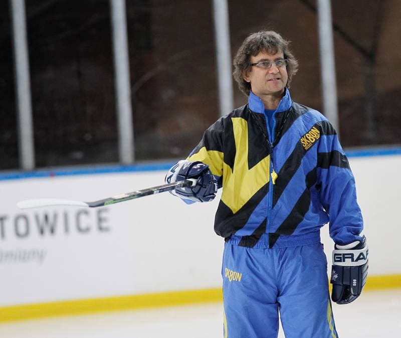 Ice Hockey. Jaroslaw Byrski Camp. Training. 27.11.2015