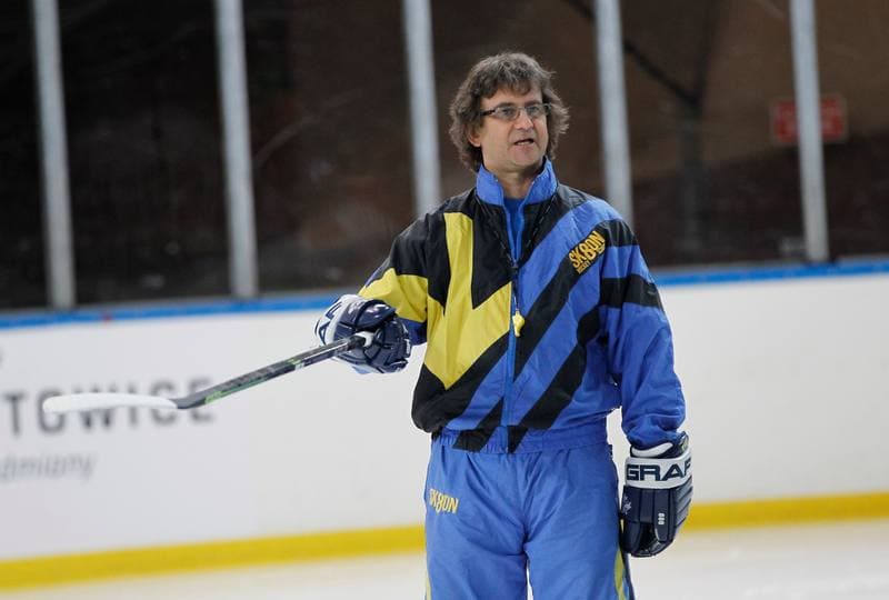 Ice Hockey. Jaroslaw Byrski Camp. Training. 27.11.2015