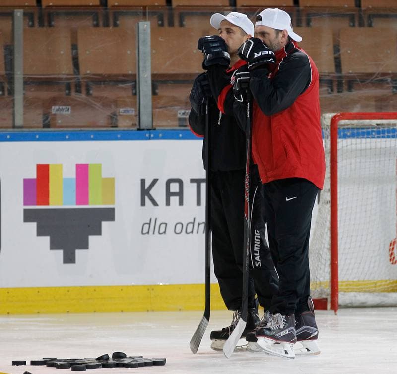 Ice Hockey. Jaroslaw Byrski Camp. Training. 27.11.2015