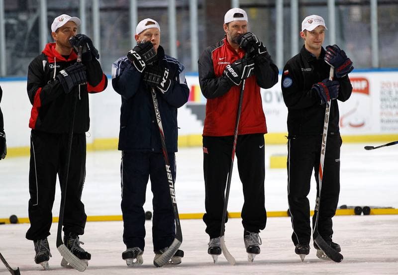Ice Hockey. Jaroslaw Byrski Camp. Training. 27.11.2015