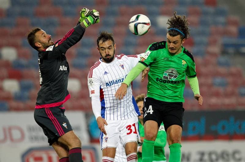 Football. PKO BP Ekstraklasa. Gornik Zabrze - Gornik Leczna. 28.11.2015