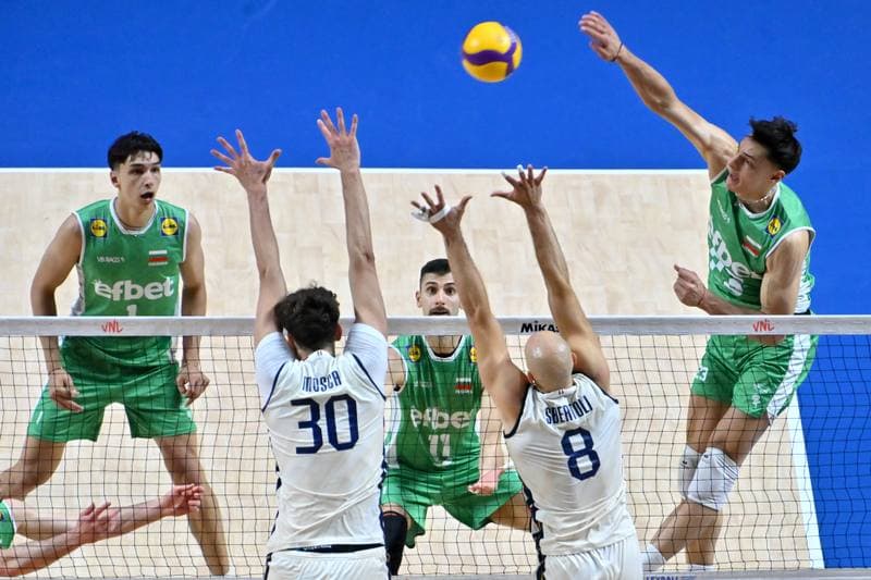 Volleyball. FIVB Men's Volleyball Nations League. Bulgaria - Italy. 24.06.2026