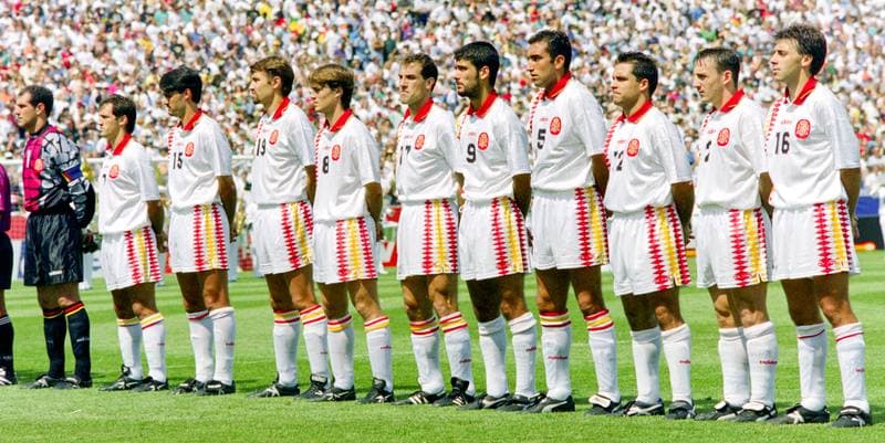 Football. FIFA World Cup 2026. Bolivia - Spain. 27.06.1994